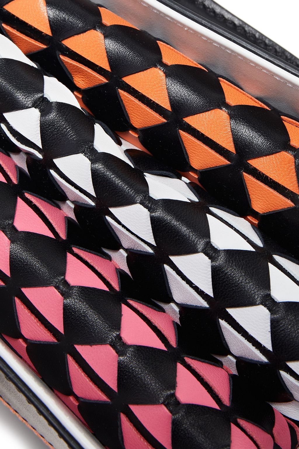 SERAPIAN Color-block leather tote