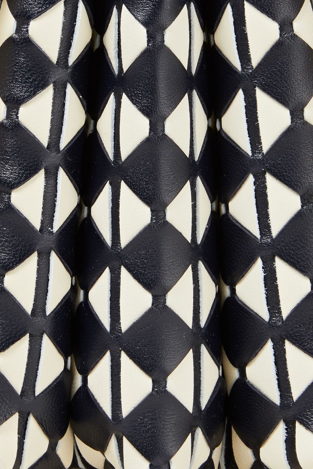 SERAPIAN Color-block leather tote