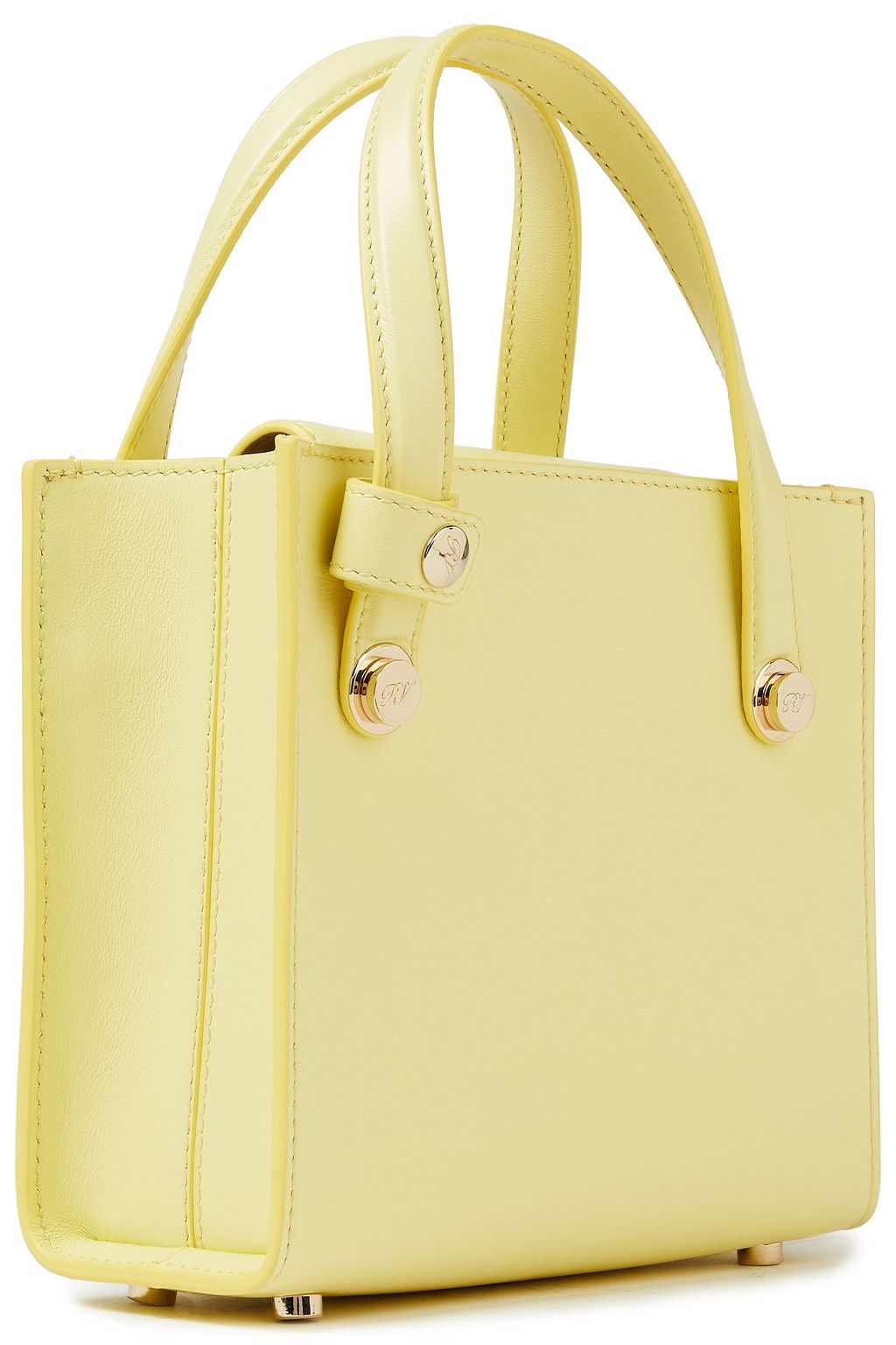 ROGER VIVIER Viv Sellier Mini-Tote Bag aus Leder
