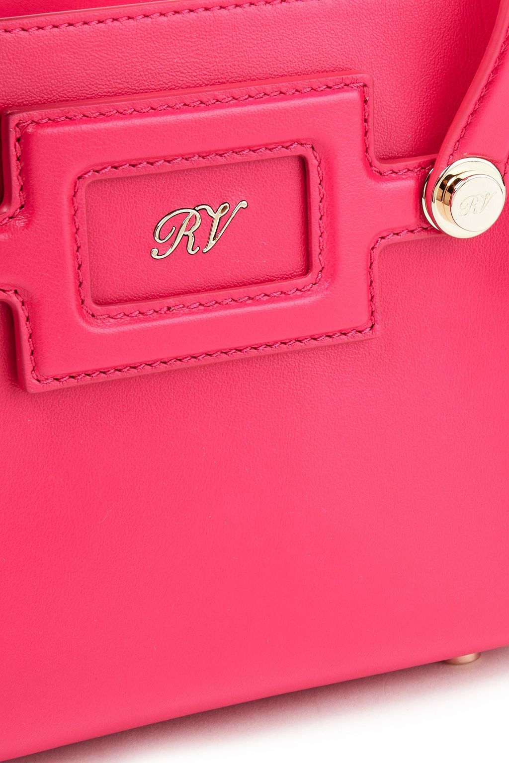 ROGER VIVIER Viv Sellier mini leather tote