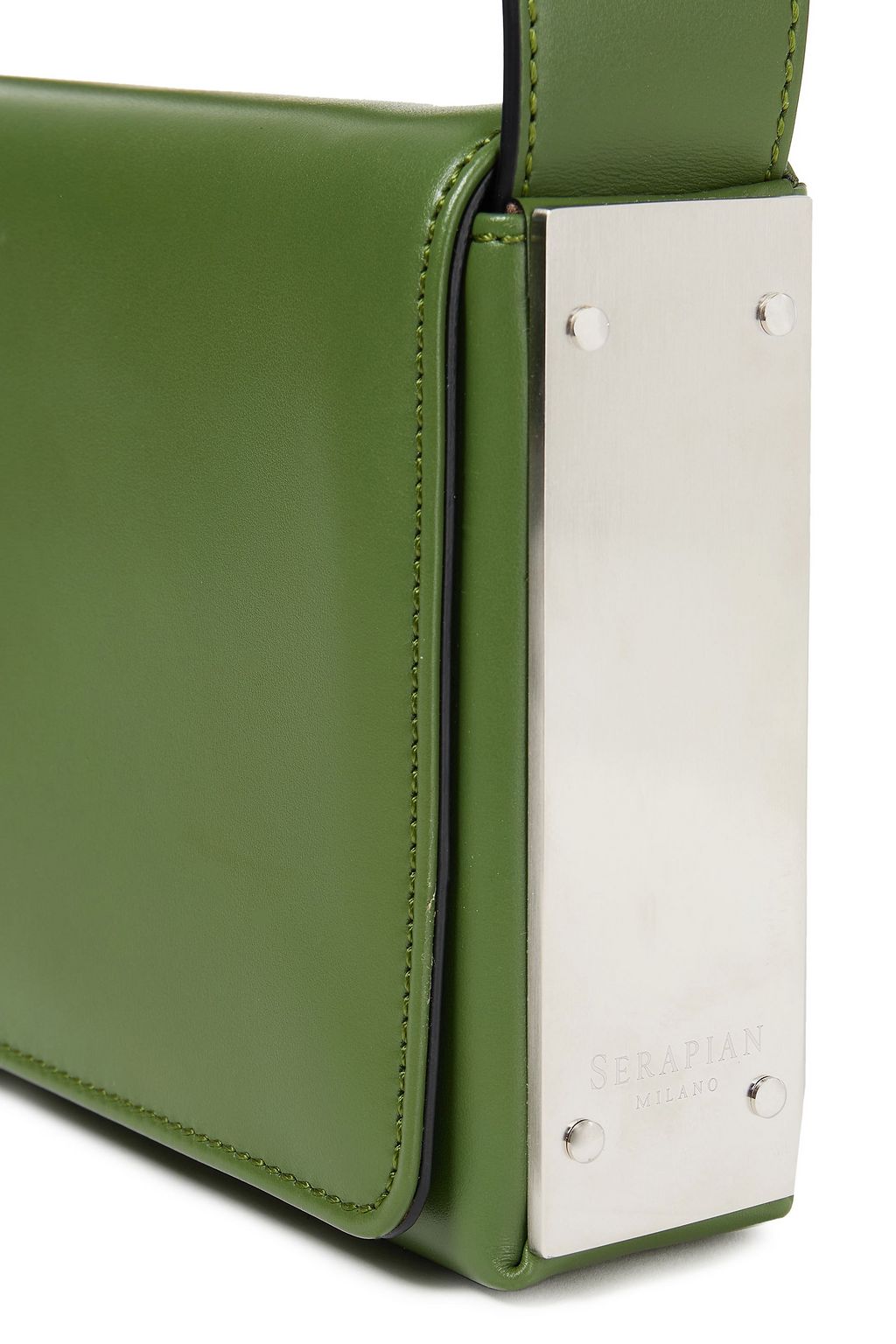 SERAPIAN Embellished leather shoulder bag