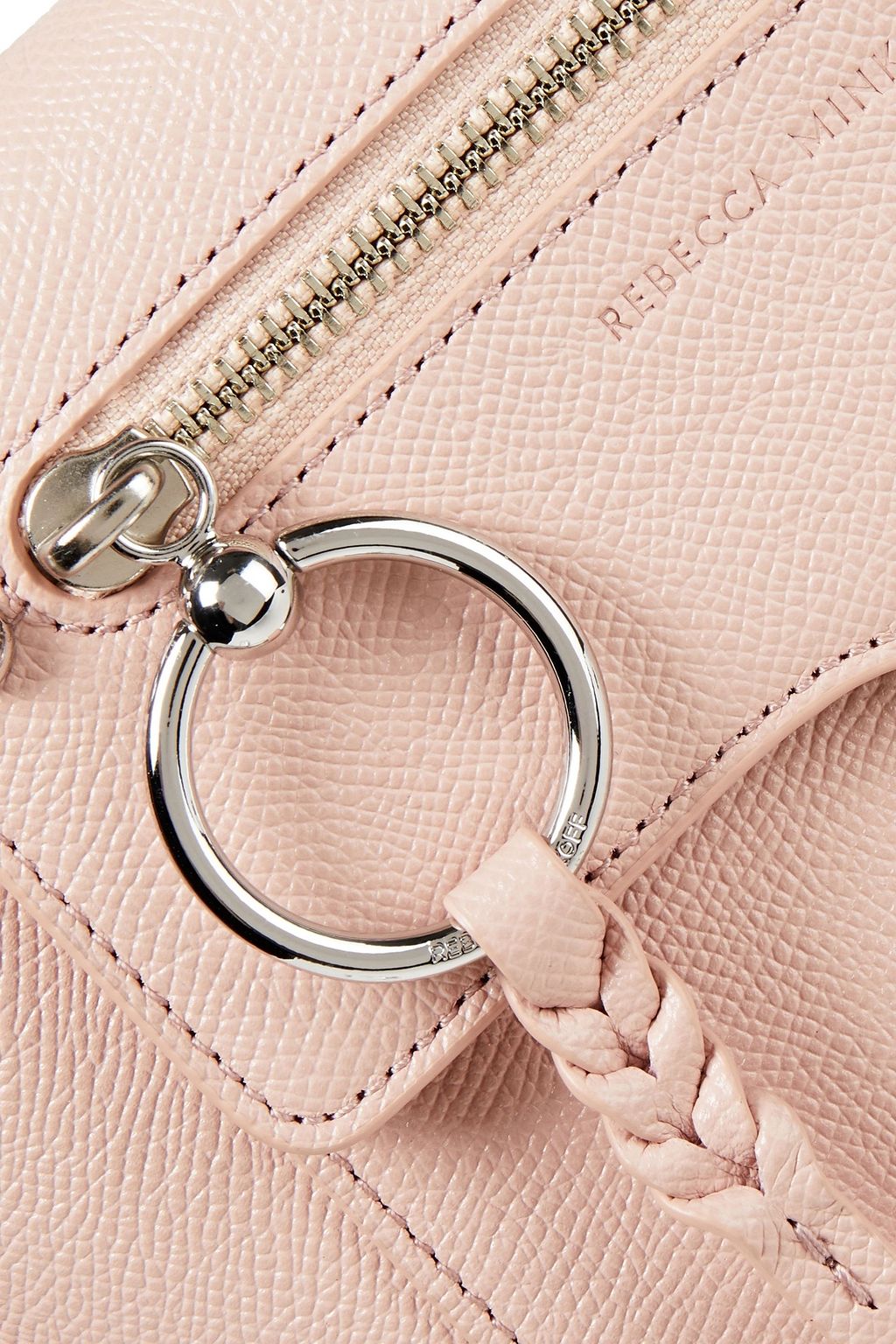 REBECCA MINKOFF Gabby textured-leather tote