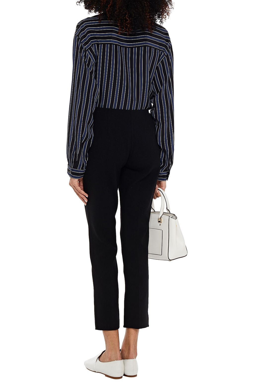 MICHAEL KORS COLLECTION Wool-blend crepe skinny pants