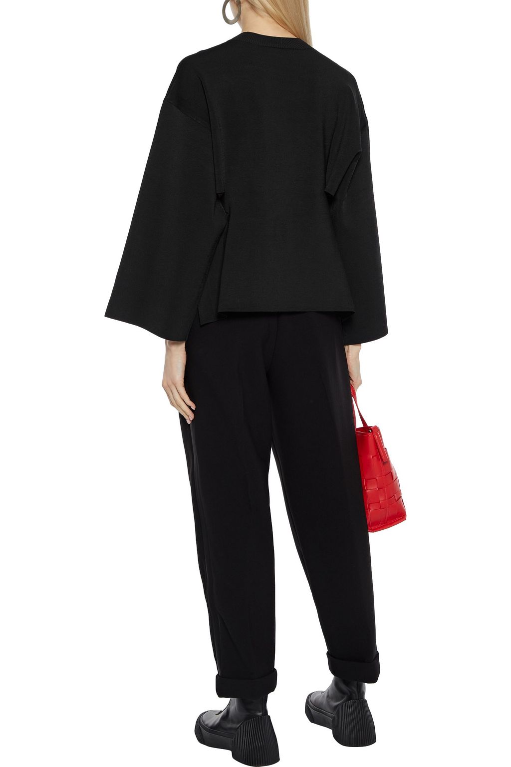 3.1 PHILLIP LIM Cutout stretch-knit sweater
