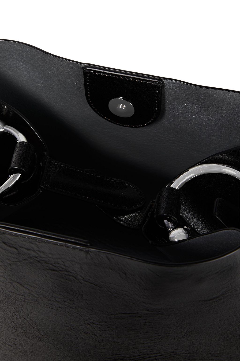REBECCA MINKOFF Kate textured-leather bucket bag