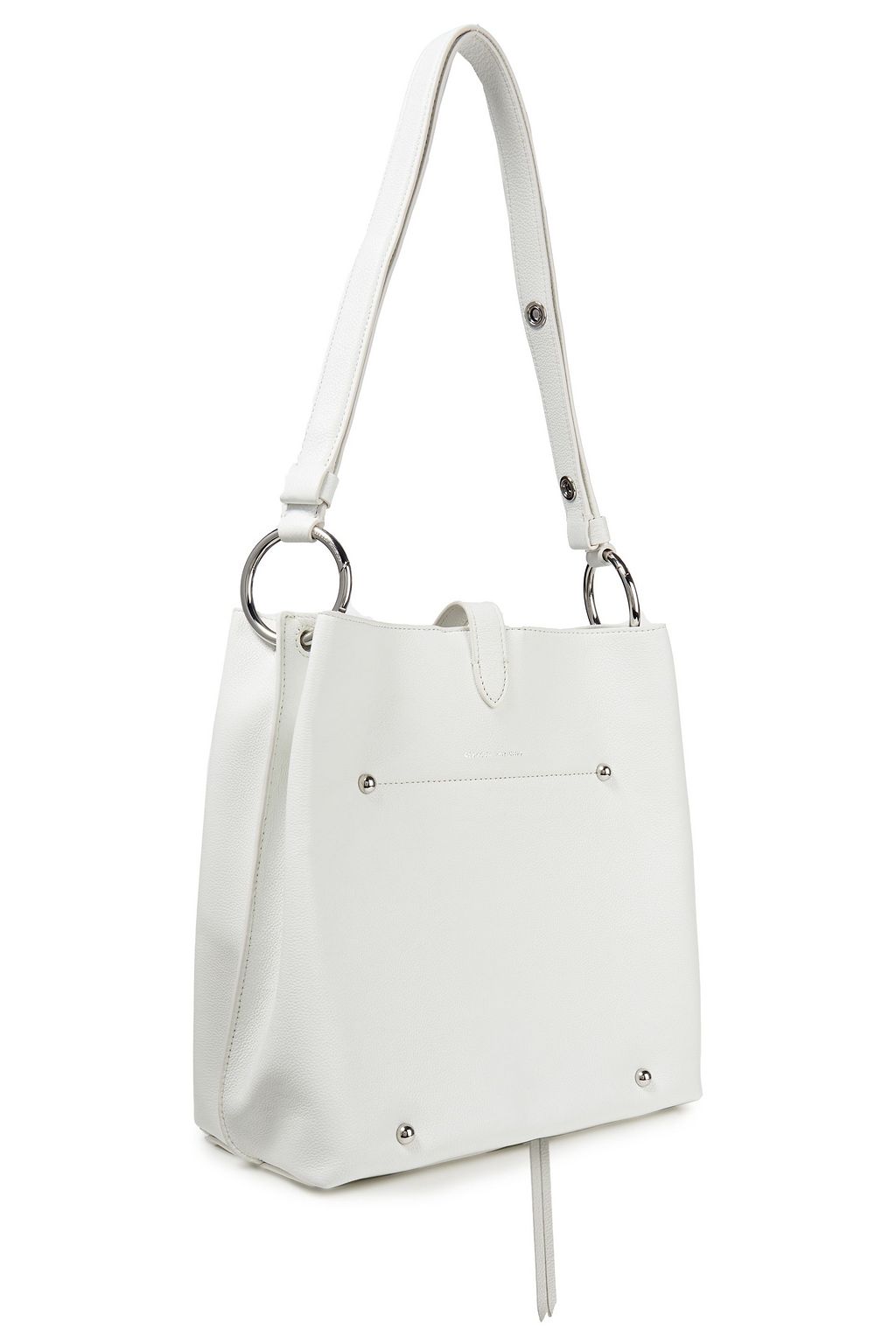 REBECCA MINKOFF Megan textured-leather bucket bag
