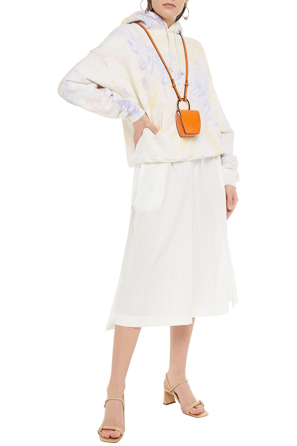 ACNE STUDIOS سروال كولوت من البوبلين والقطن