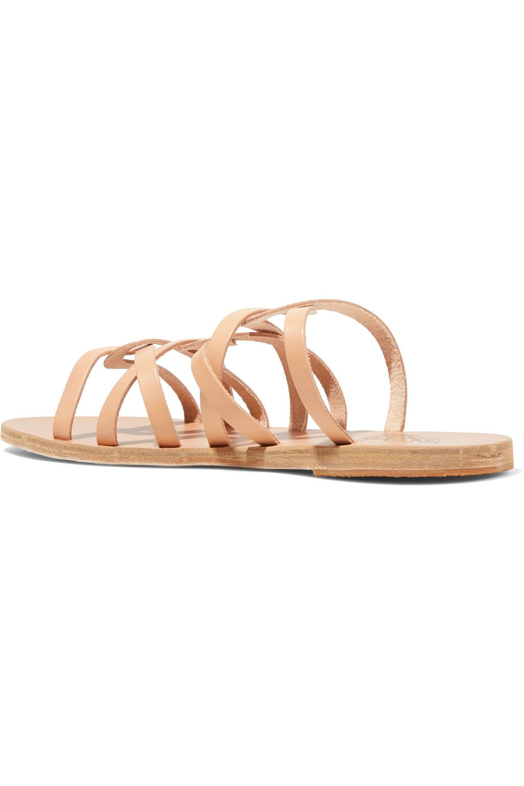 ANCIENT GREEK SANDALS Donousa leather slides