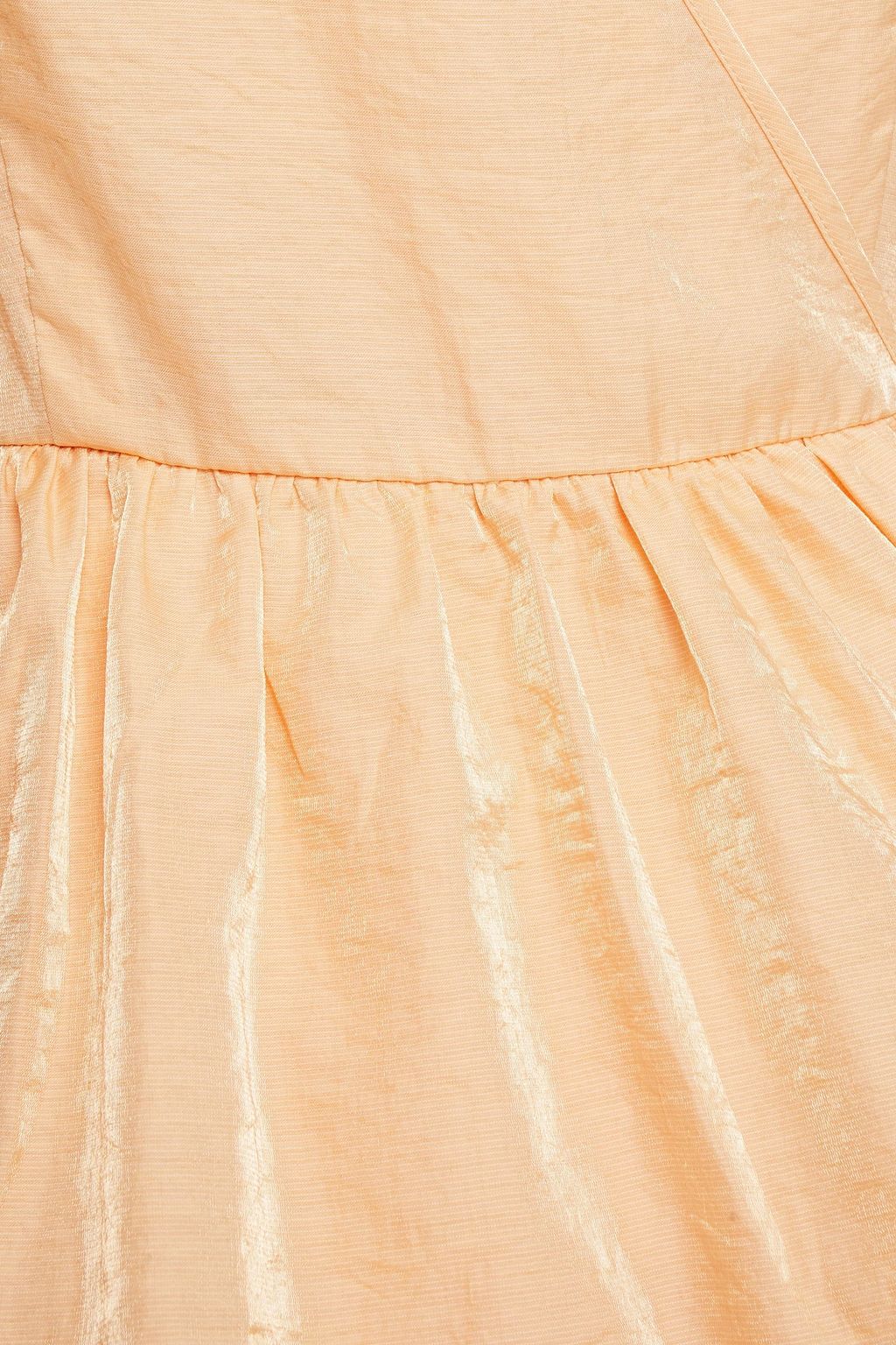 BAUM UND PFERDGARTEN Akeisha tiered moire mini wrap dress