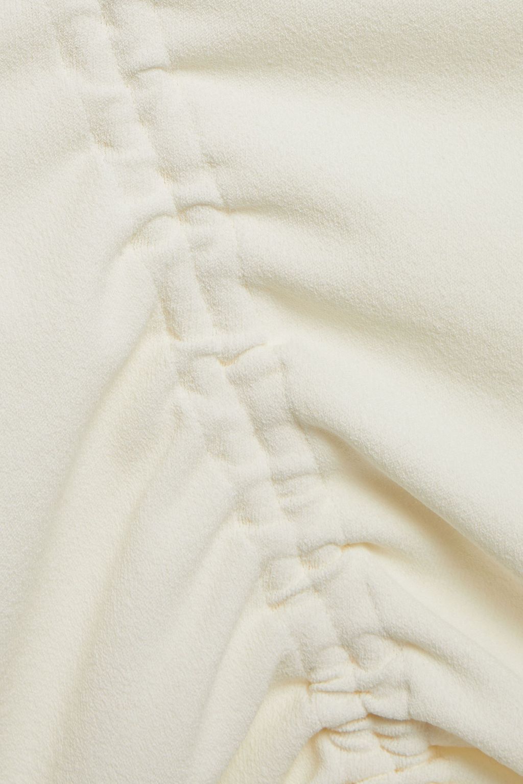 AUTUMN CASHMERE Ruched knitted sweater