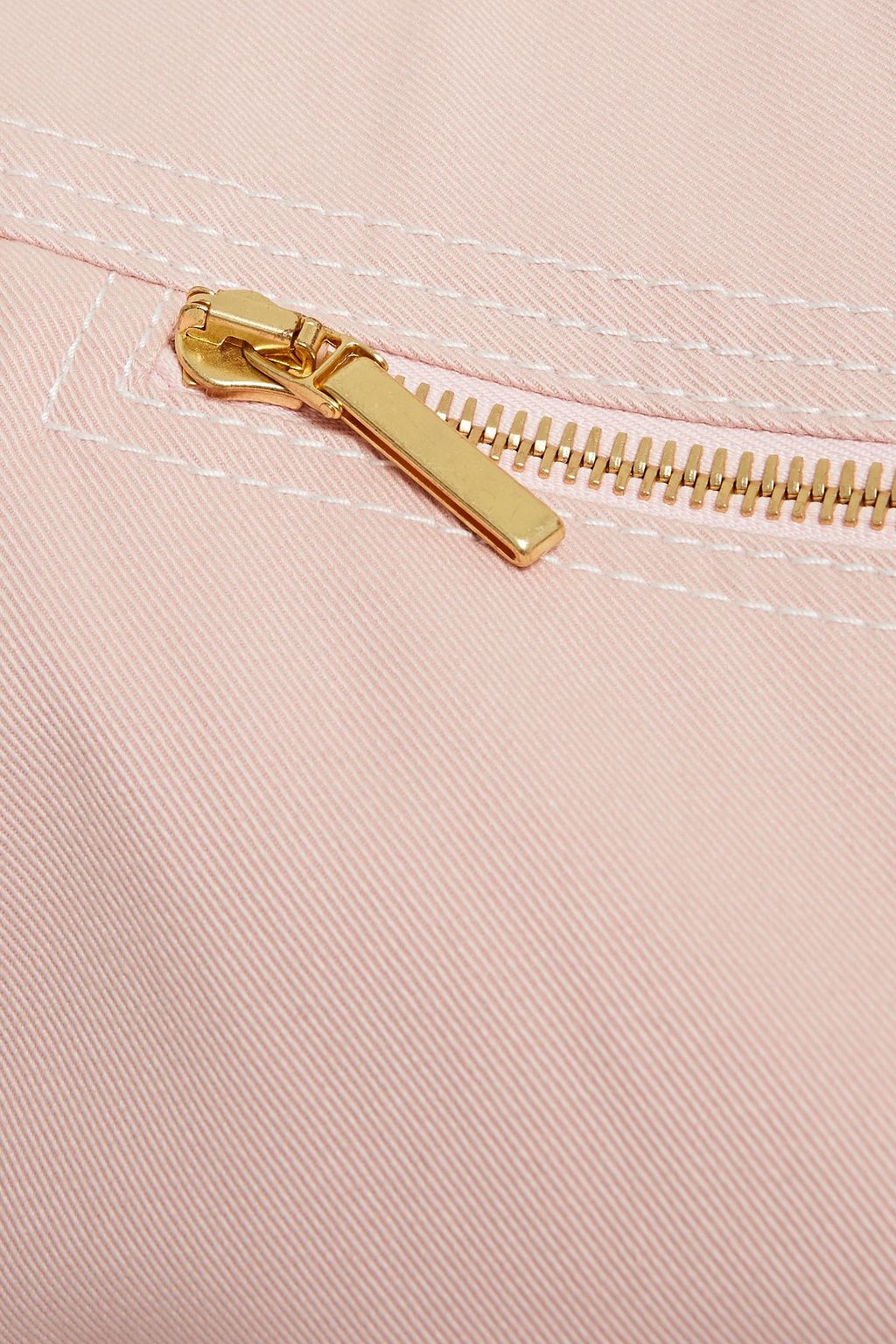 ZIMMERMANN Wavelength belted cotton-blend twill jumpsuit