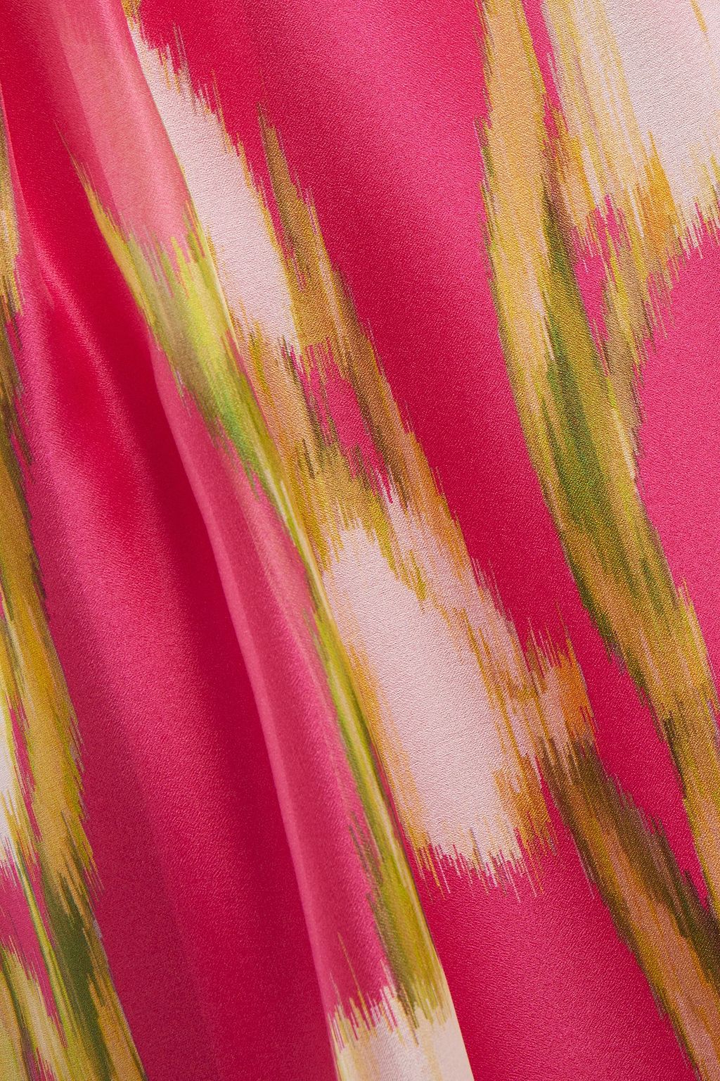 CAROLINA HERRERA Pleated floral-print silk-organza dress
