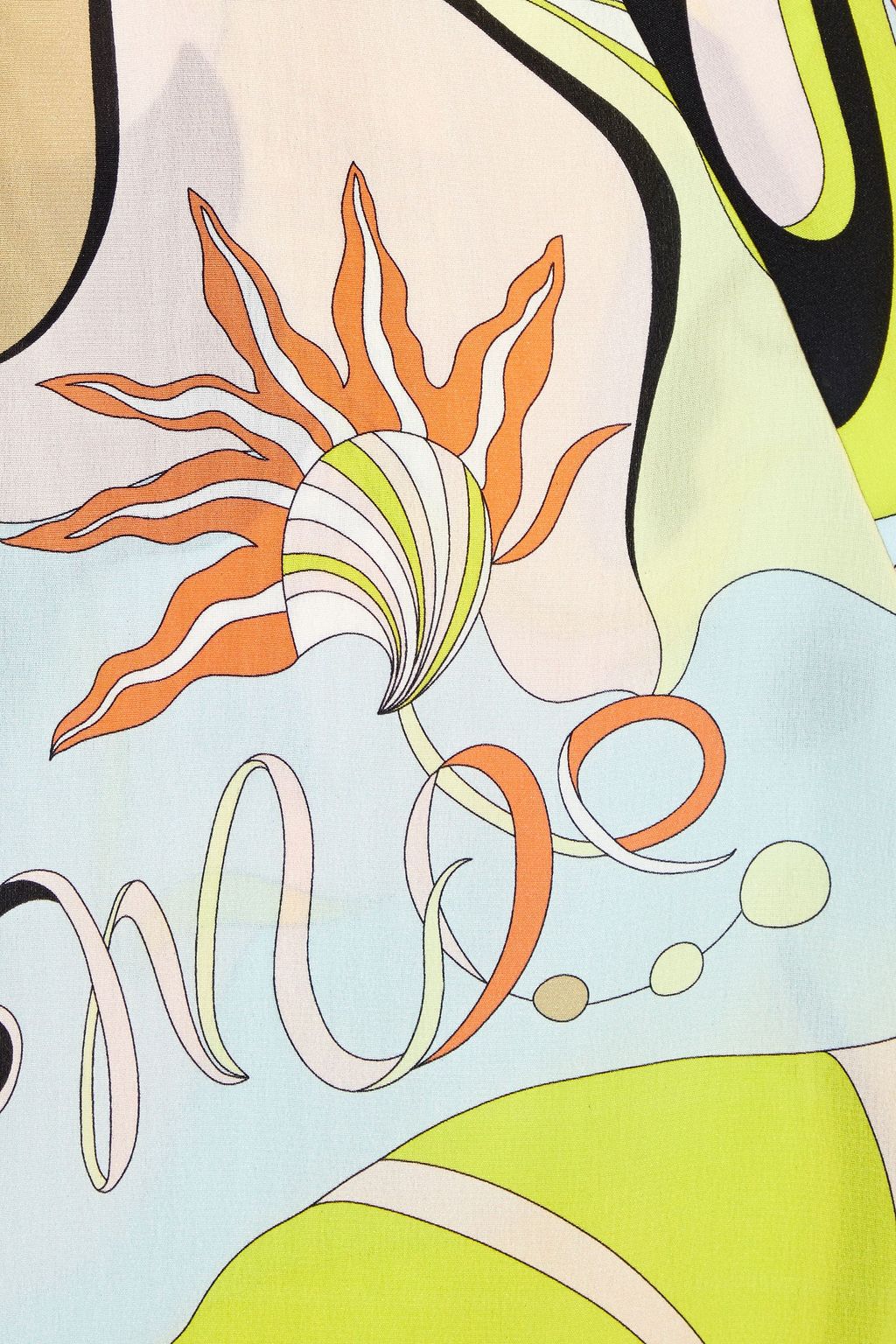 PUCCI Printed silk crepe de chine blouse