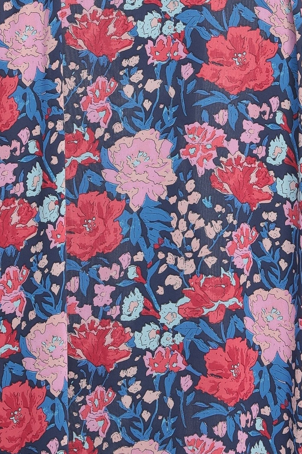 CLAUDIE PIERLOT Rivera gathered floral-print chiffon midi dress