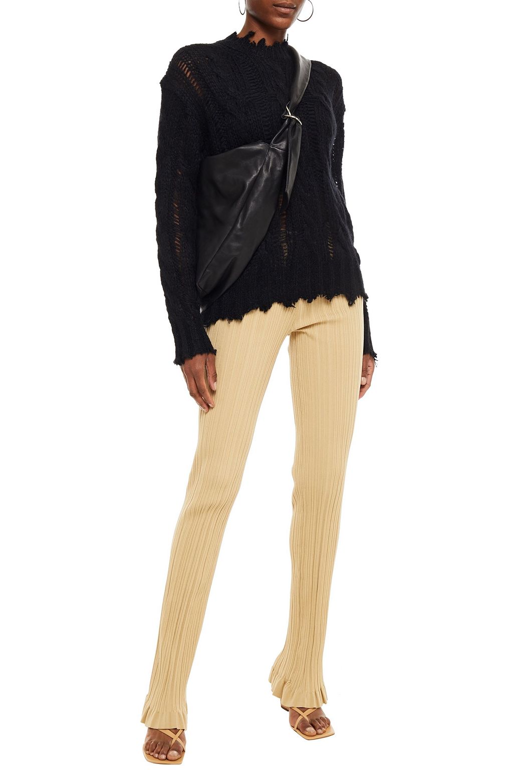 ACNE STUDIOS Pullover mit Zopfstrickmuster