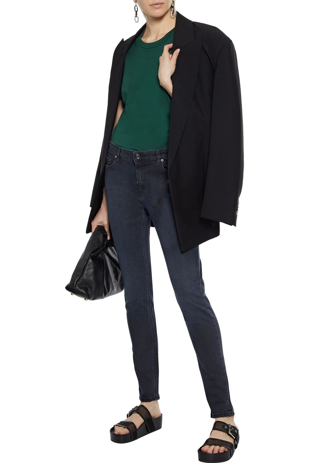 ACNE STUDIOS Skin 5 mid-rise skinny jeans