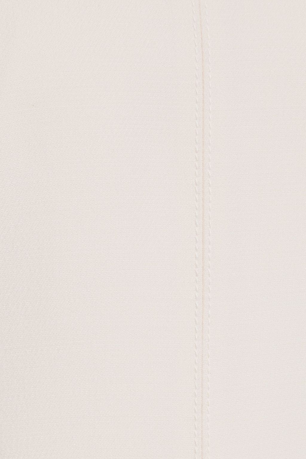 VALENTINO GARAVANI Flared wool and silk-blend crepe dress