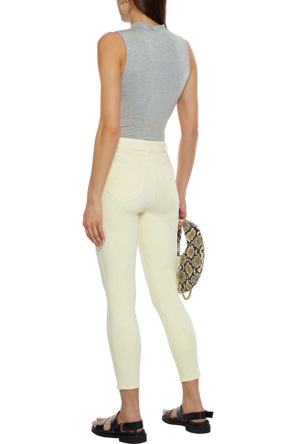 L'AGENCE Margot cropped high-rise skinny jeans