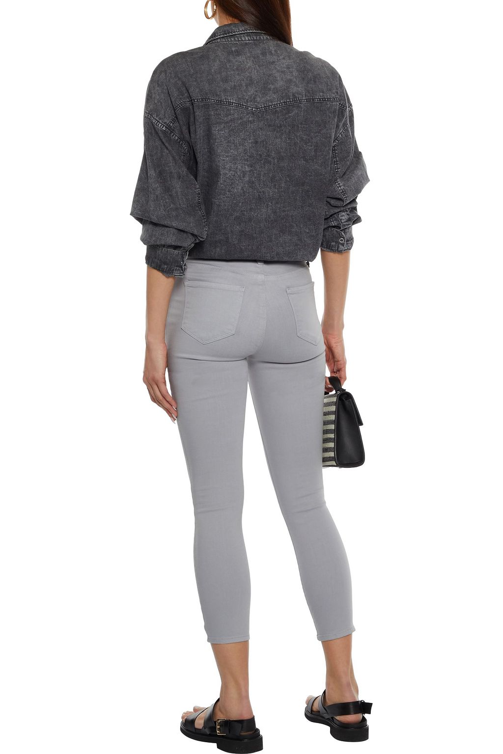 L'AGENCE Margot cropped high-rise skinny jeans