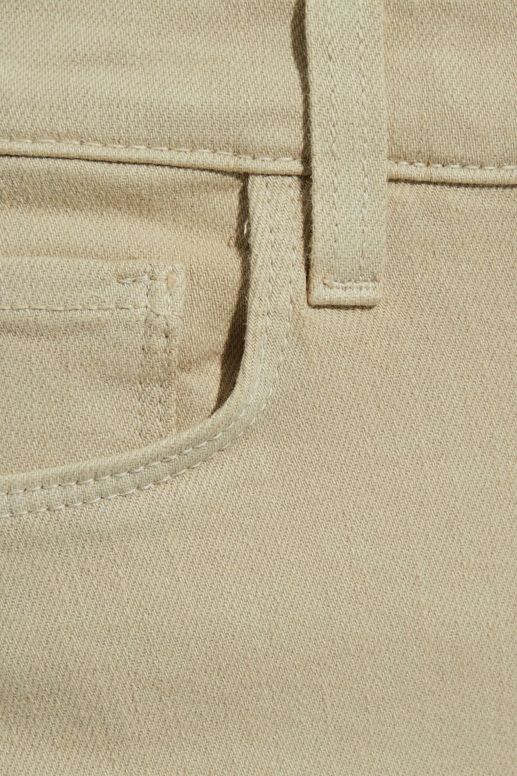 L'AGENCE Sada frayed cropped high-rise slim-leg jeans