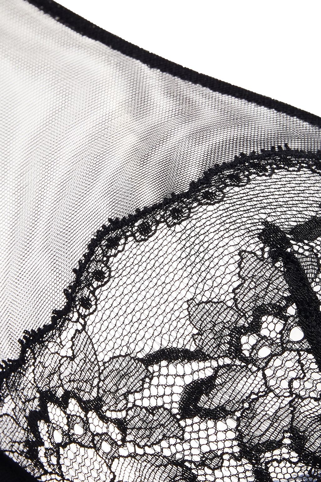LA PERLA Lace and stretch-tulle underwired triangle bra