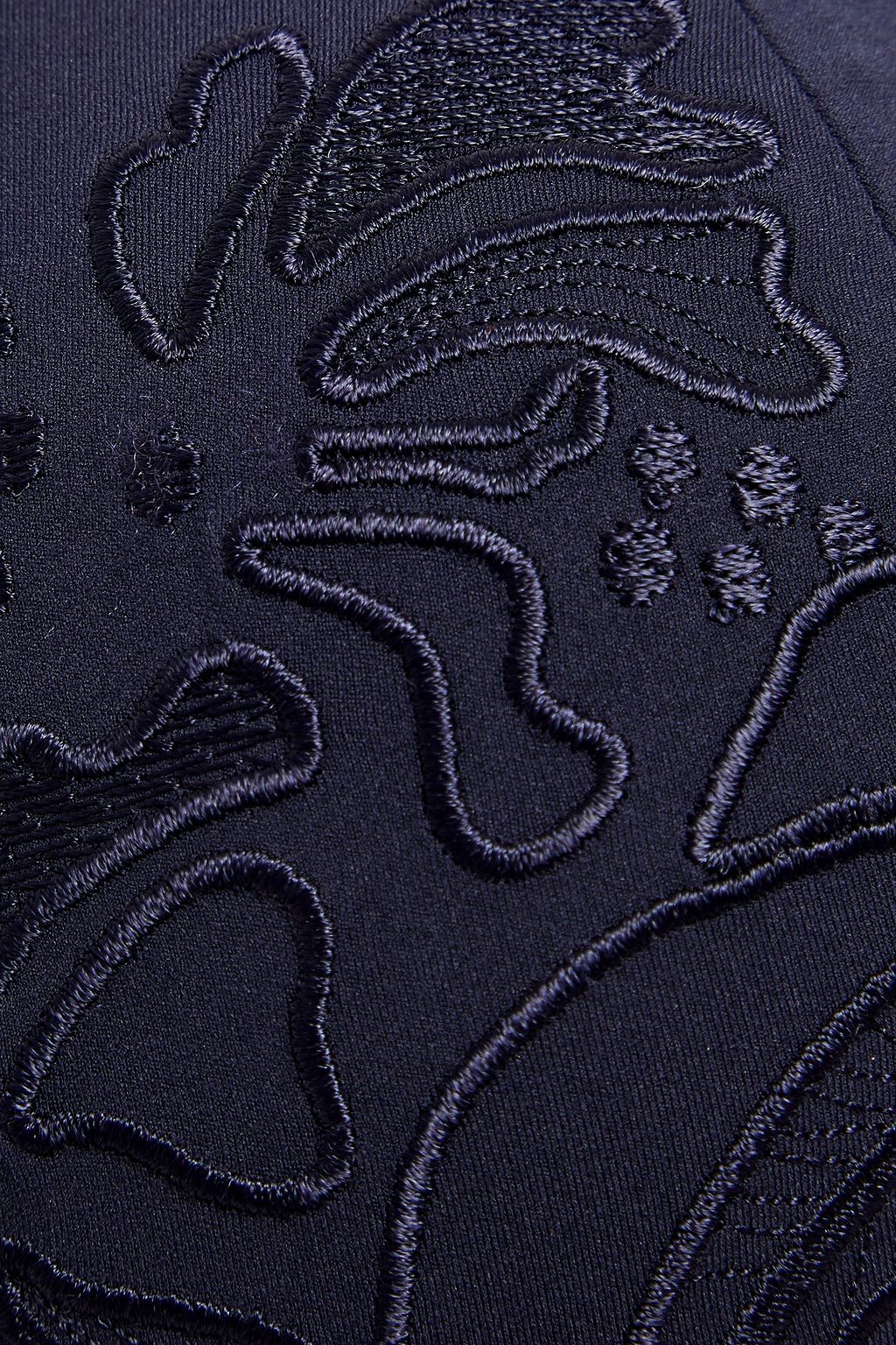 LA PERLA Embroidered bikini top
