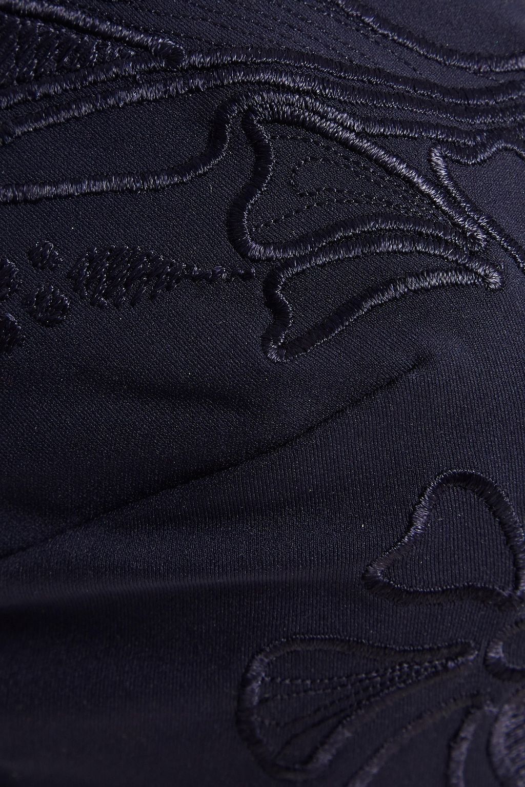 LA PERLA Embroidered bikini top