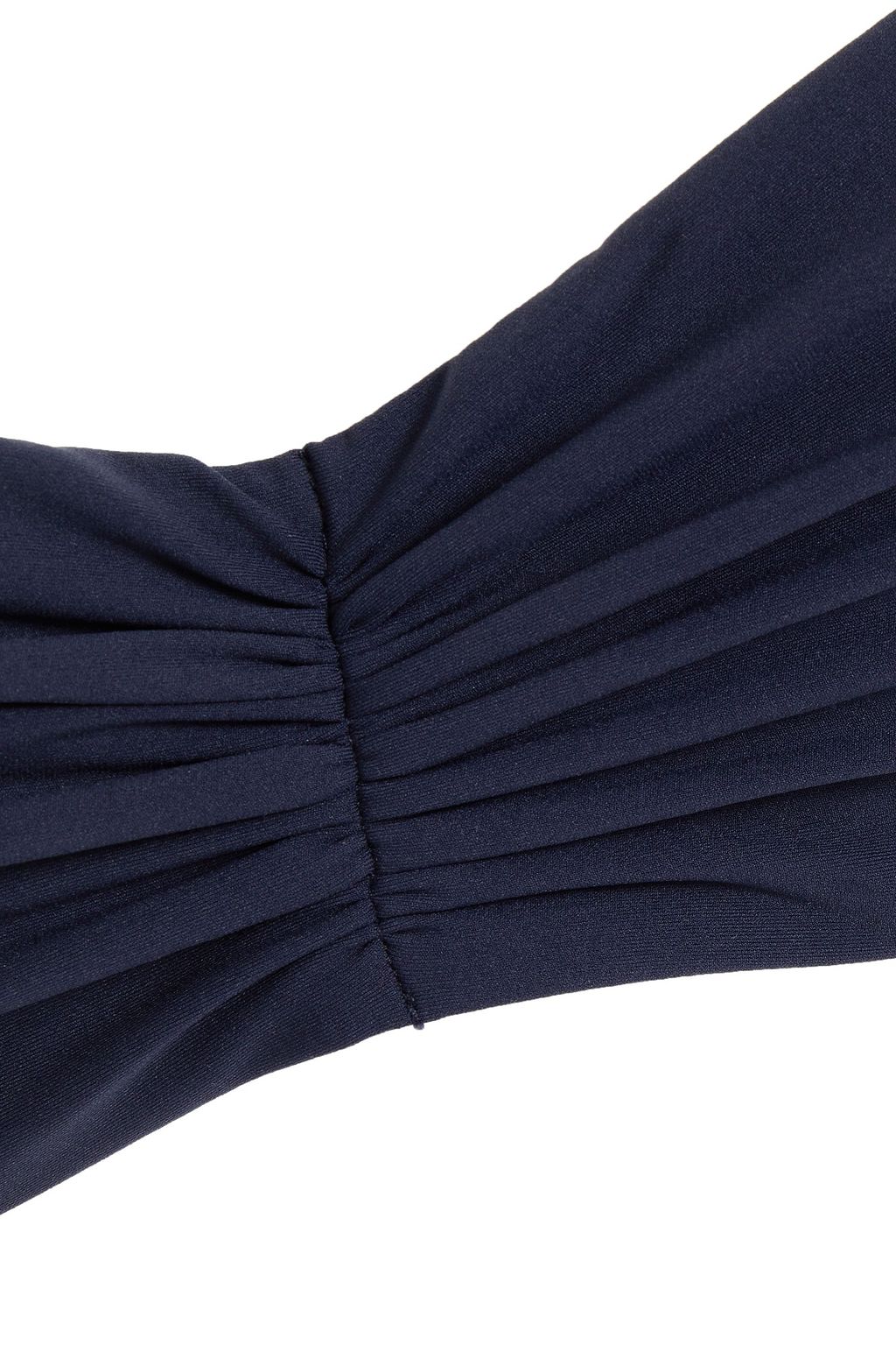 LA PERLA Embroidered bandeau bikini top