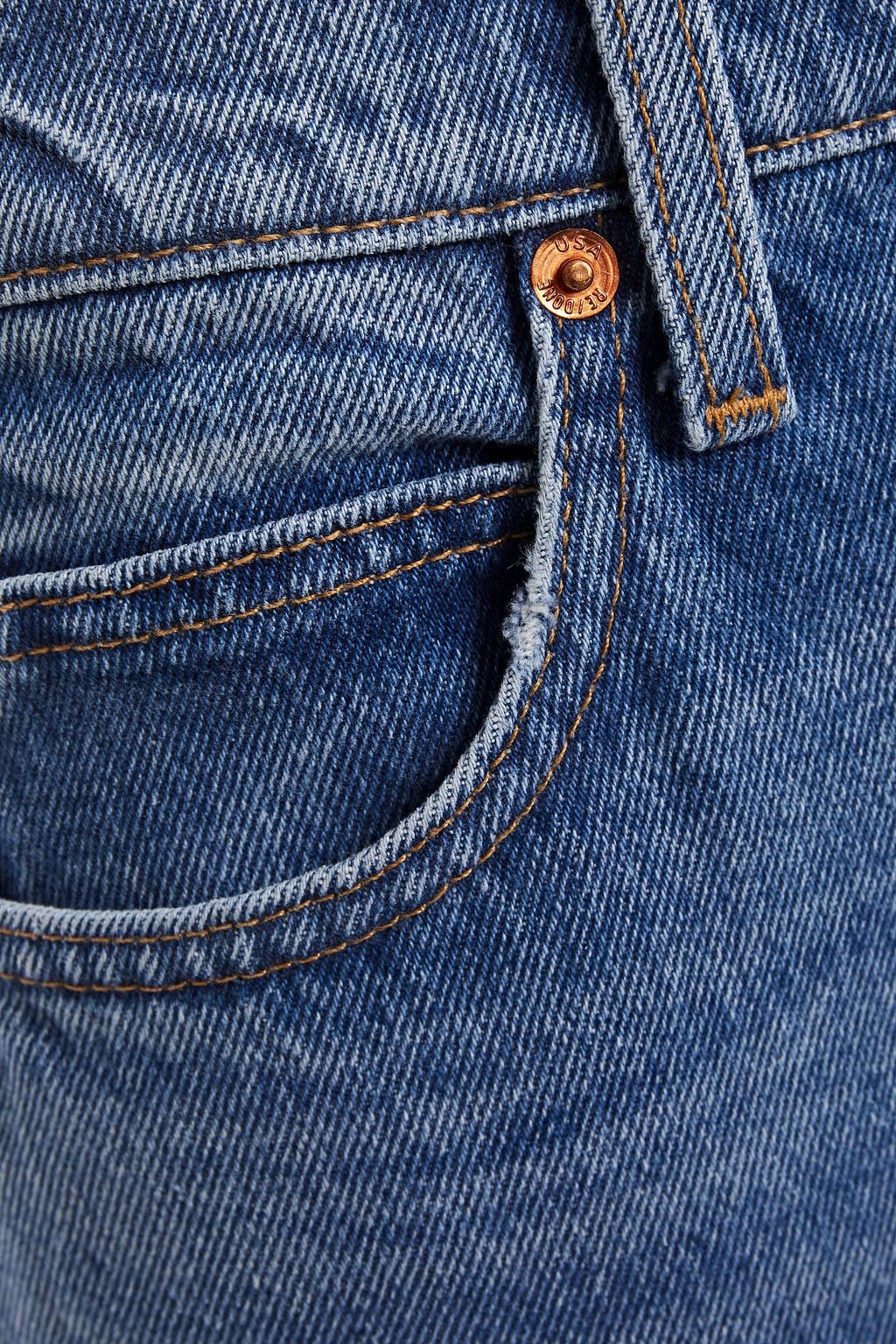 RE/DONE 70s high-rise straight-leg jeans