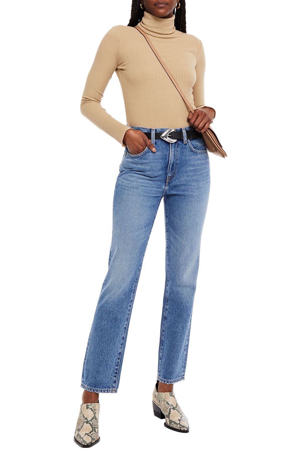 RE/DONE 70s high-rise straight-leg jeans