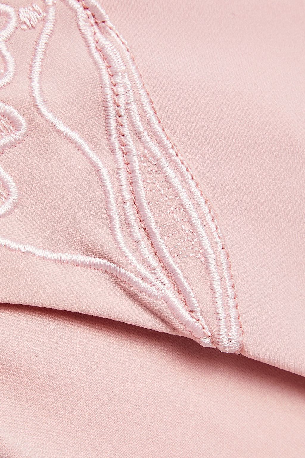 LA PERLA Embroidered mid-rise bikini briefs
