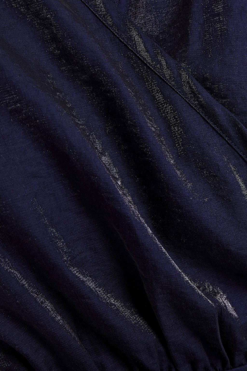 BAUM UND PFERDGARTEN Mianne gathered taffeta wrap blouse