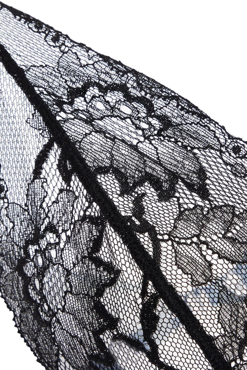 LA PERLA Tulle-paneled lace triangle bra