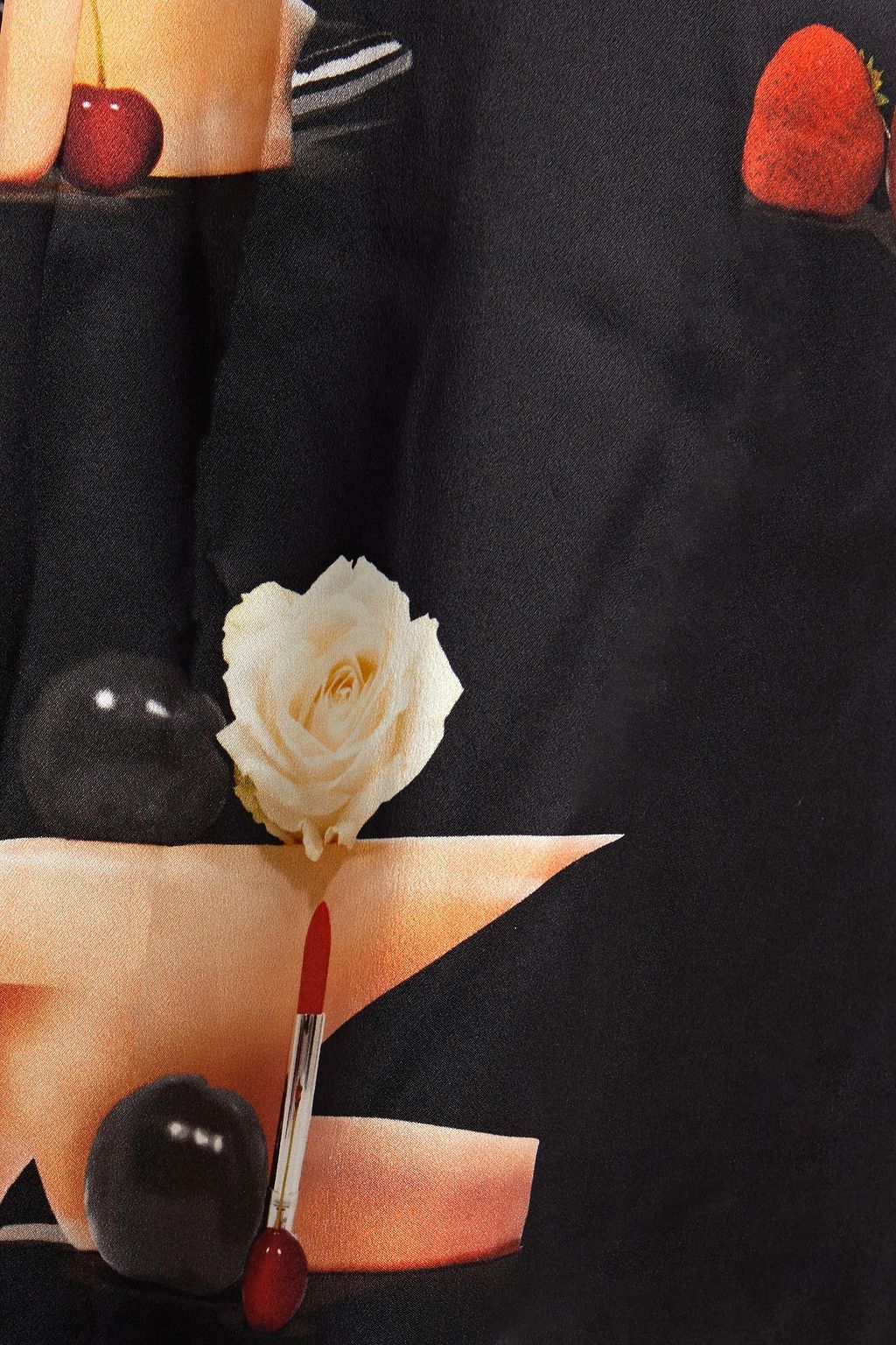 ACNE STUDIOS Printed silksatin mini dress THE