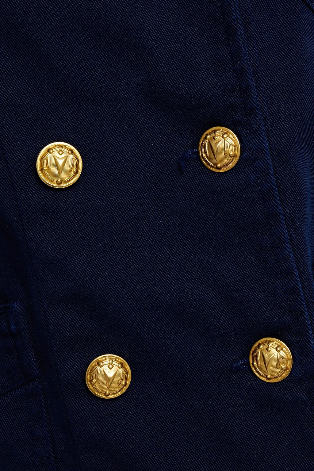 L'AGENCE Allison double-breasted cotton-blend gabardine jacket