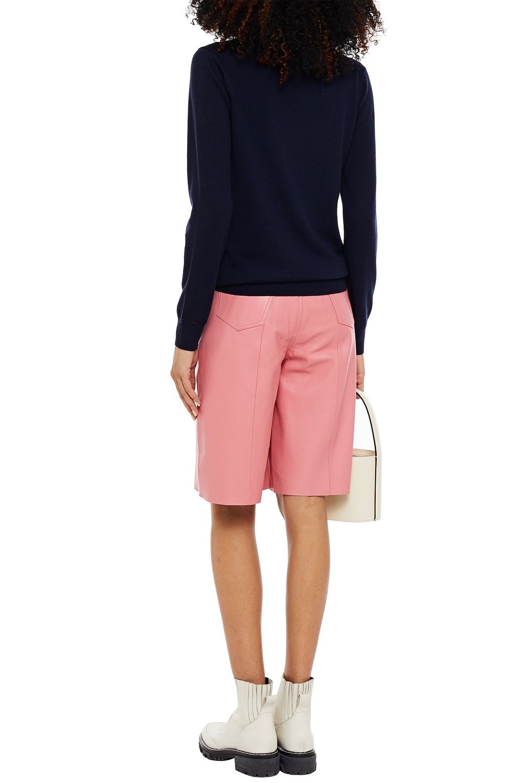 MARKUS LUPFER Mia embellished jacquard-knit merino wool sweater