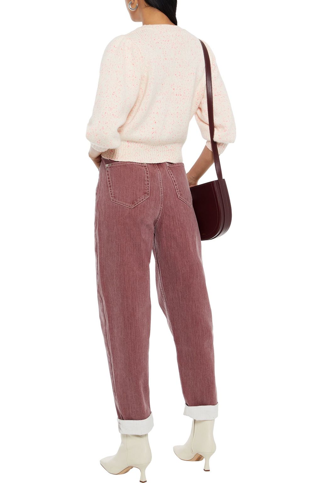 AUTUMN CASHMERE Marled cashmere sweater
