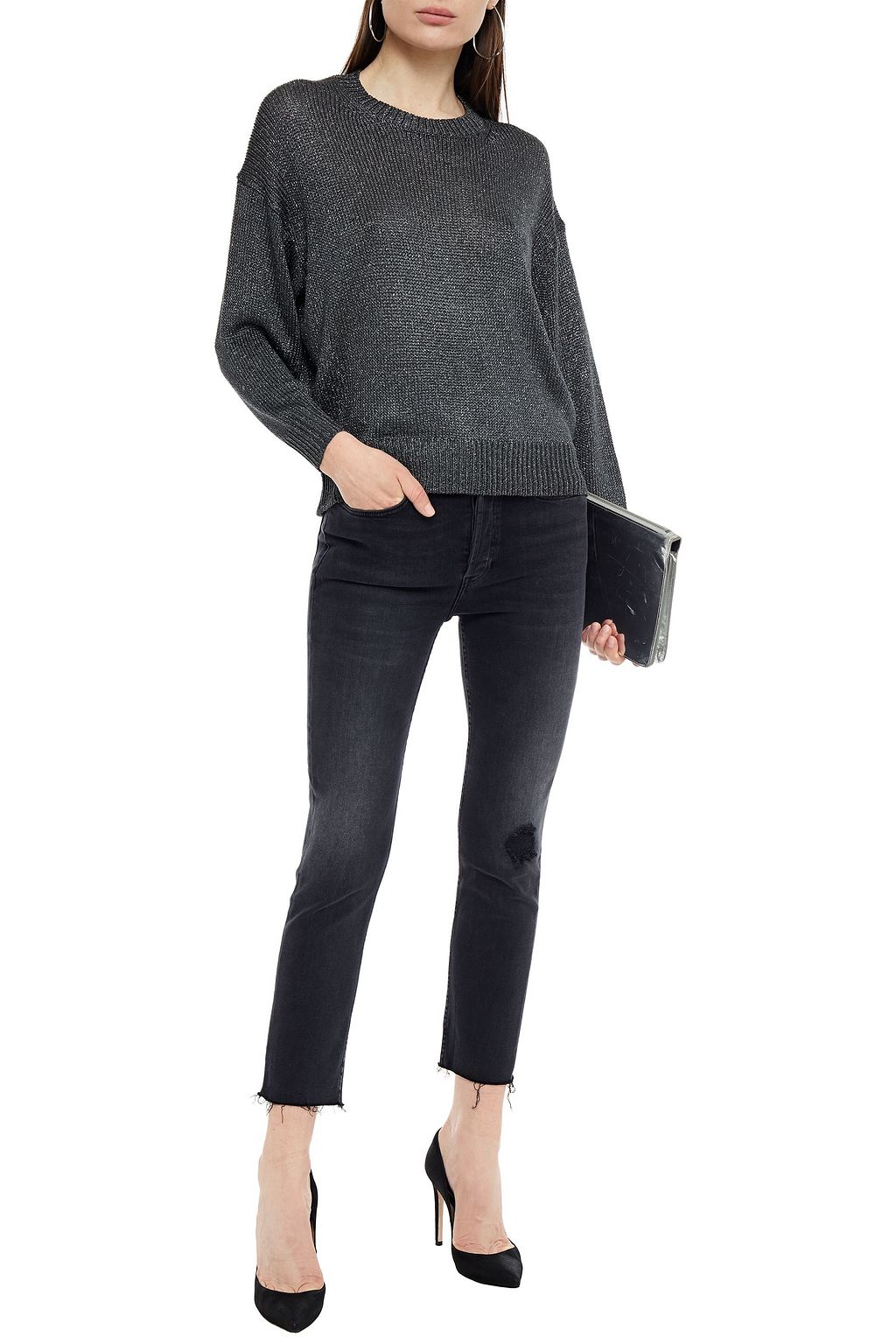 IRO Metallic knitted sweater