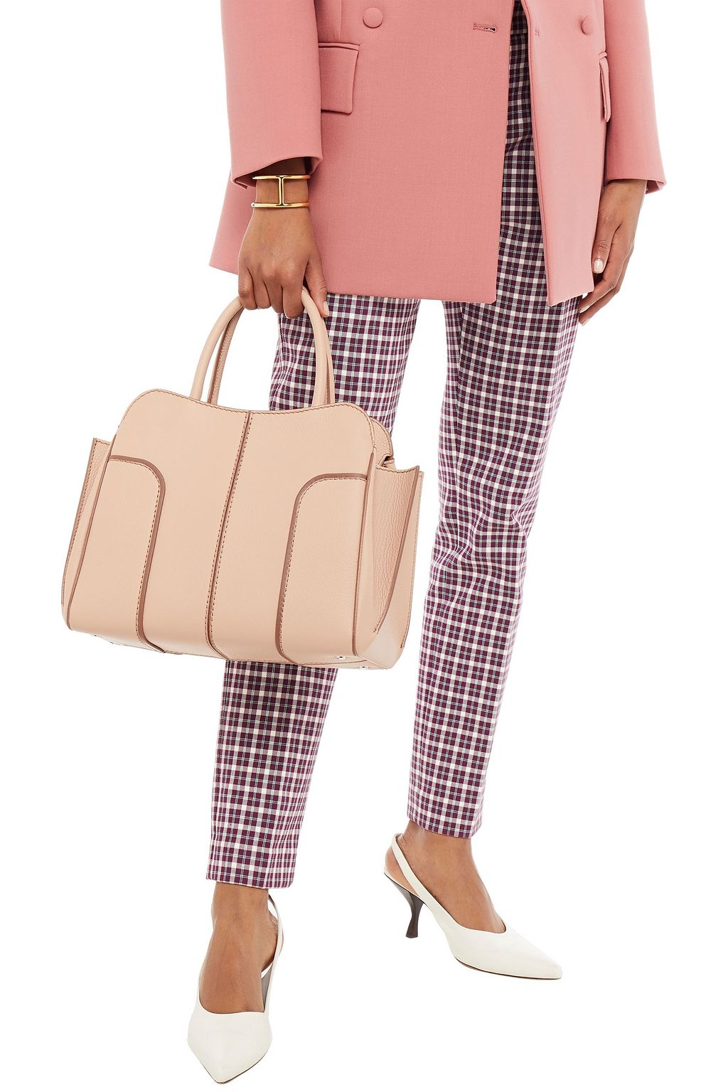TOD'S Pebbled-leather tote