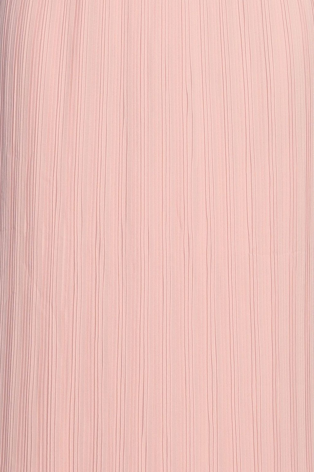 SAMSØE Φ SAMSØE Open-back plissé crepe de chine maxi dress