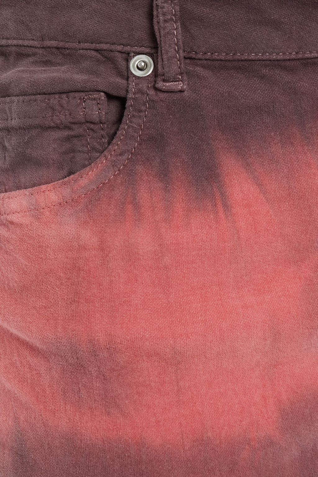 IRO コットン混ベルベット ストレートレッグ パンツ