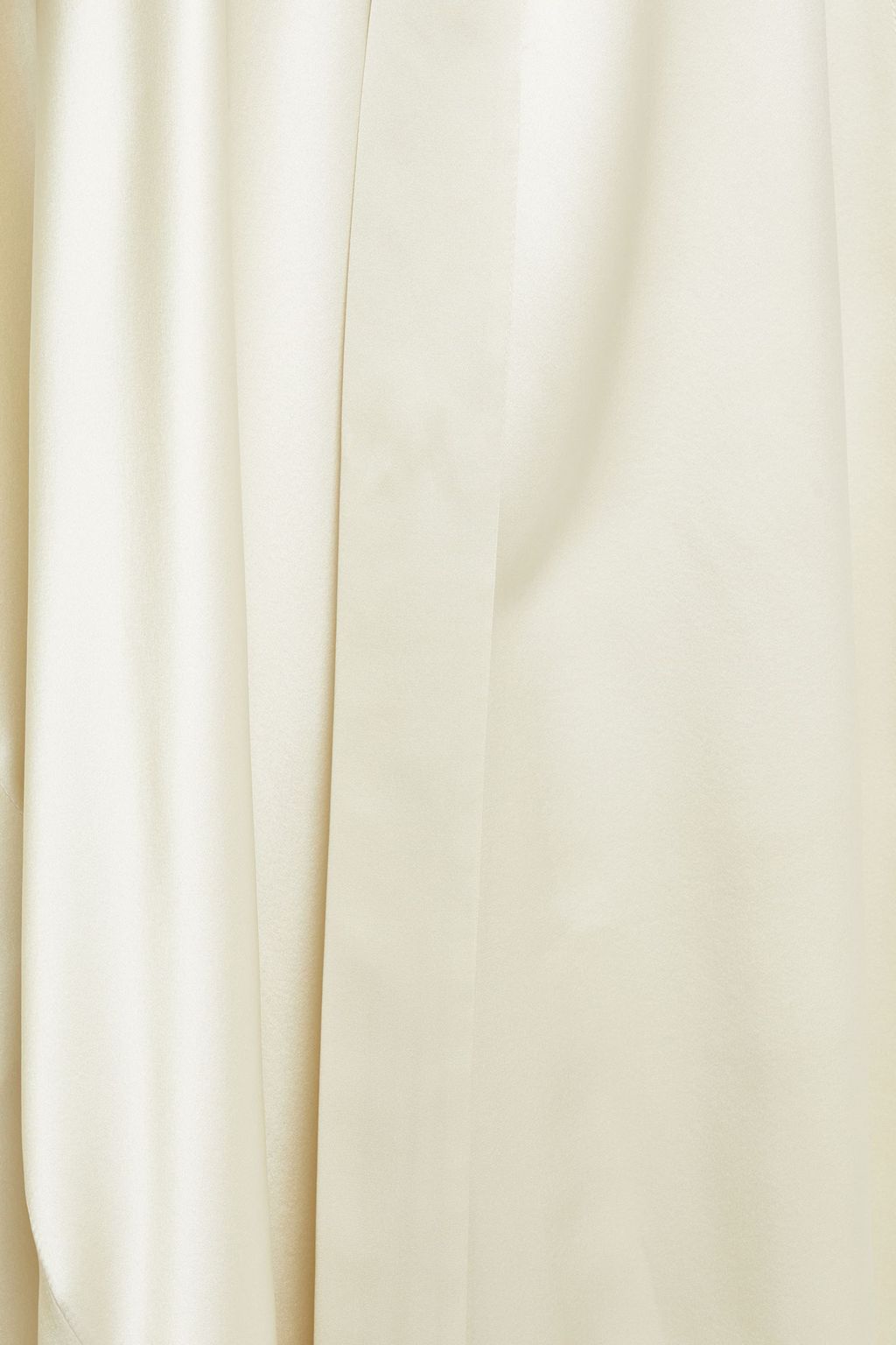 CAROLINA HERRERA Lace-trimmed silk-satin robe