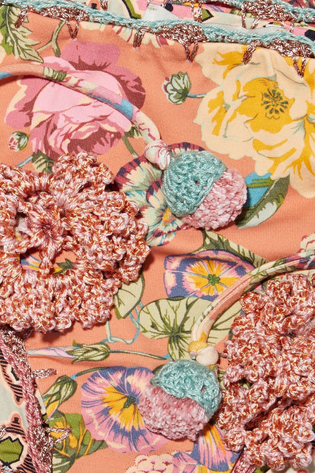 ANJUNA Melissa reversible floral-print triangle bikini