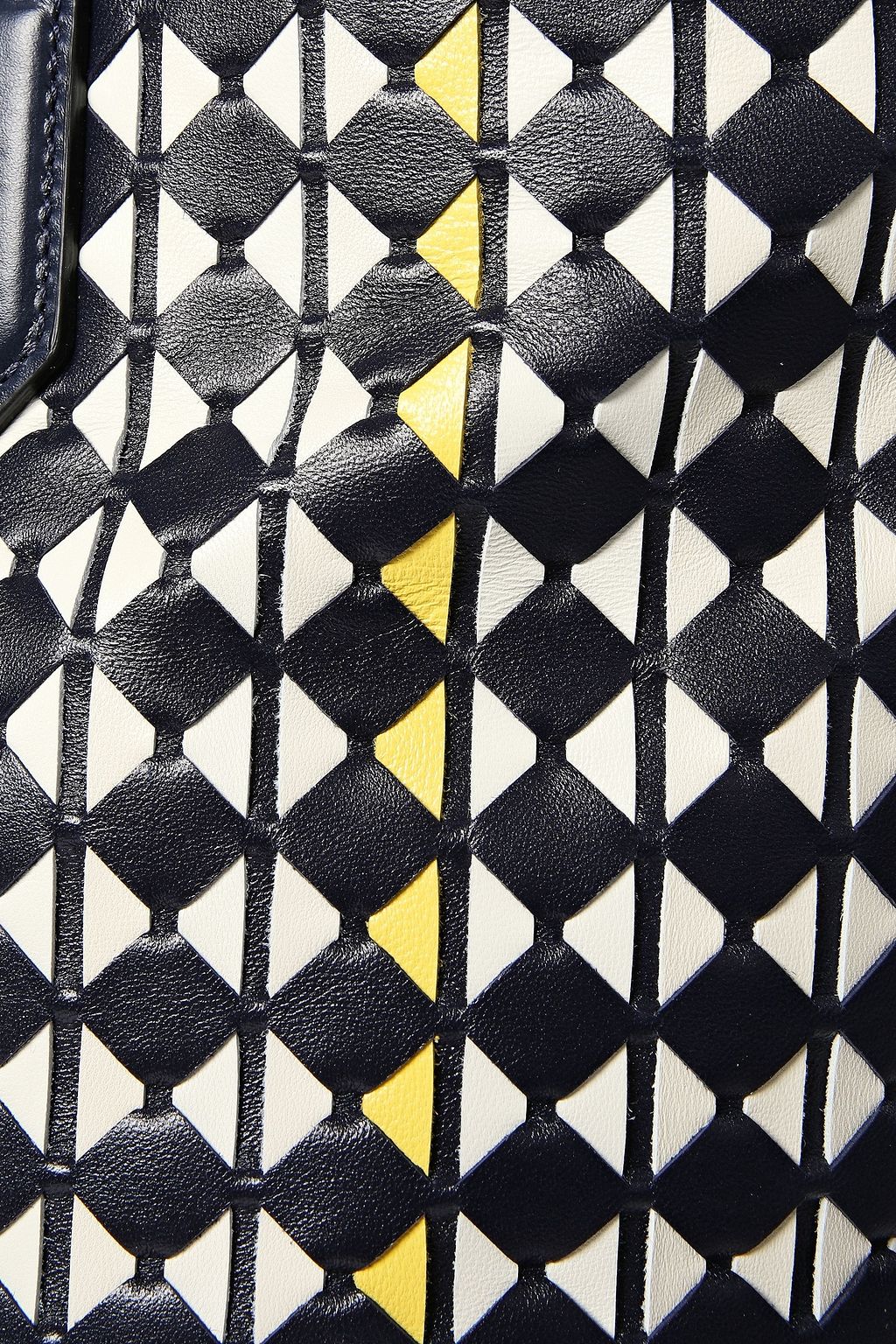SERAPIAN Mosaico leather tote