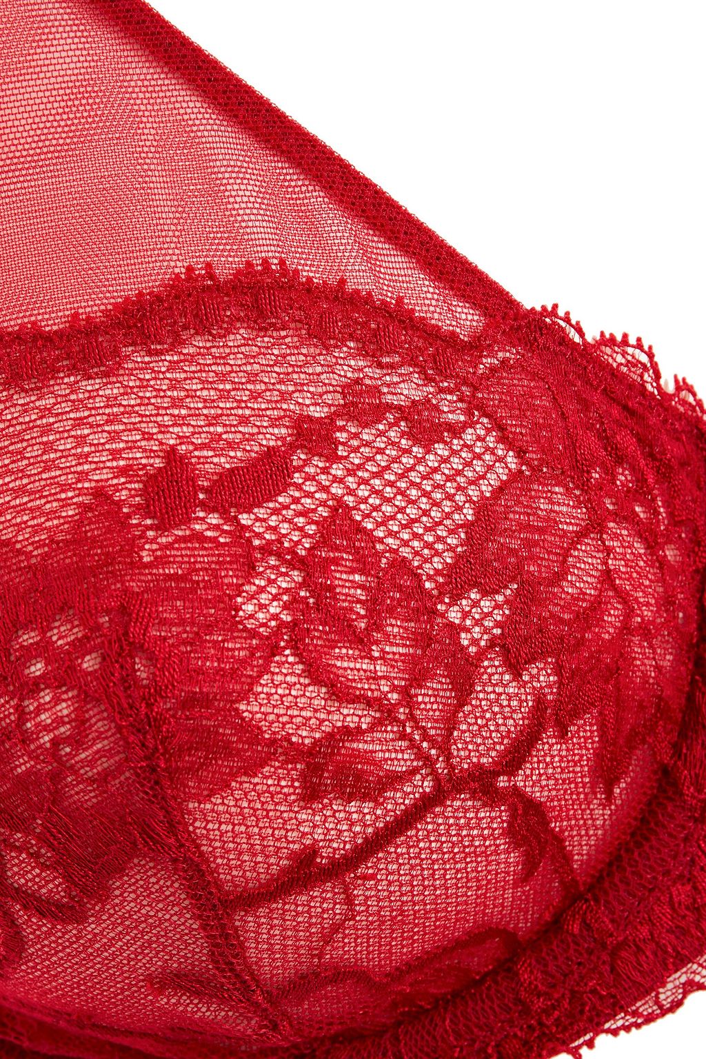 LA PERLA Stretch-tulle and lace bra