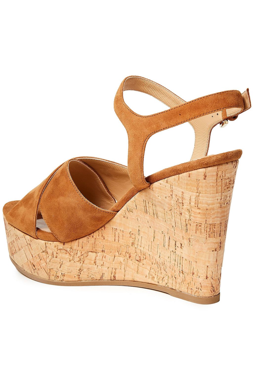 SERGIO ROSSI Royal suede platform sandals