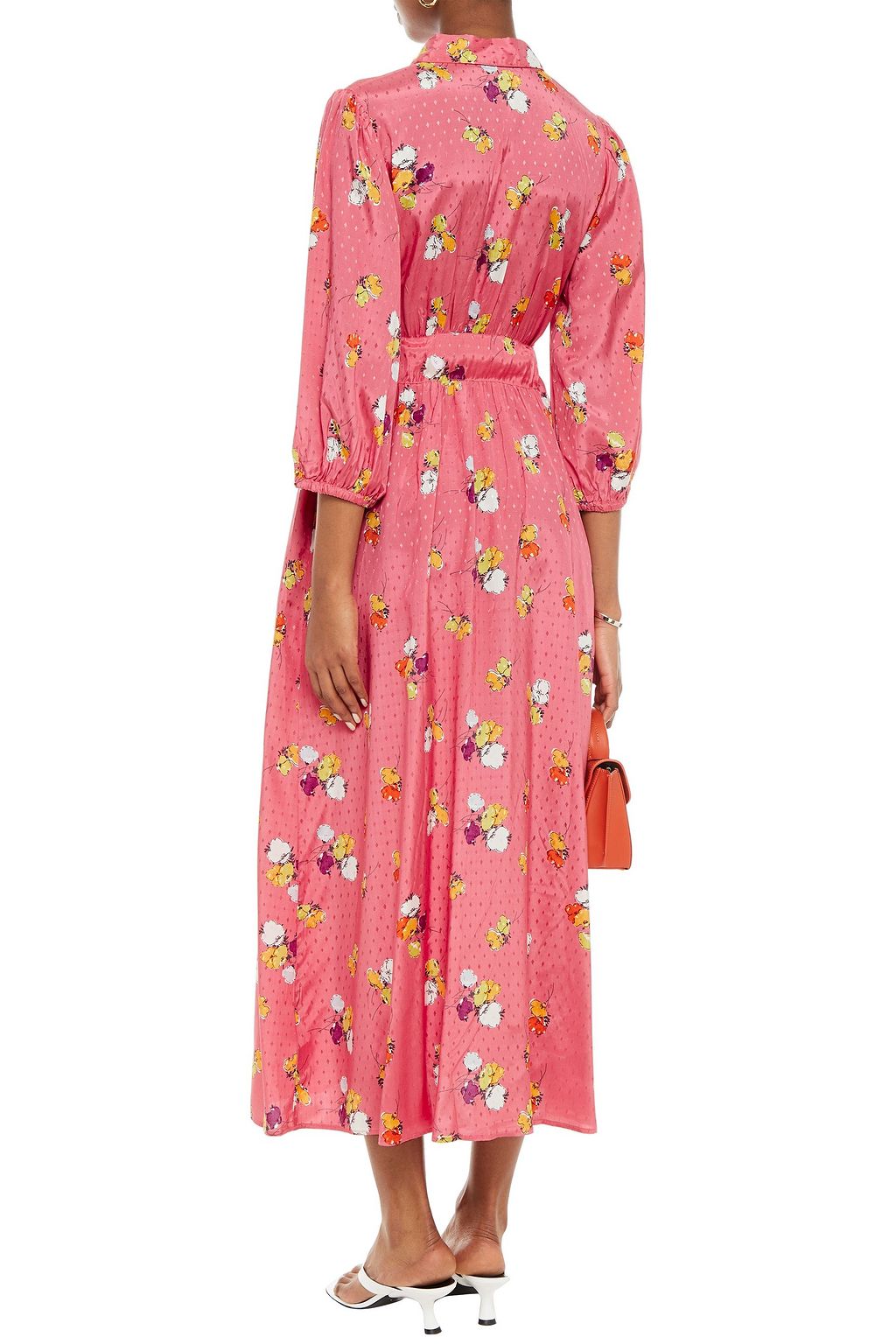 by timo jacquard midi dress