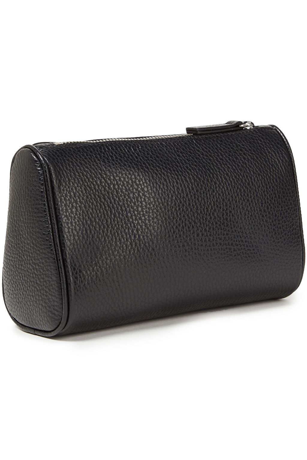 SERGIO ROSSI Pebbled-leather cosmetics case