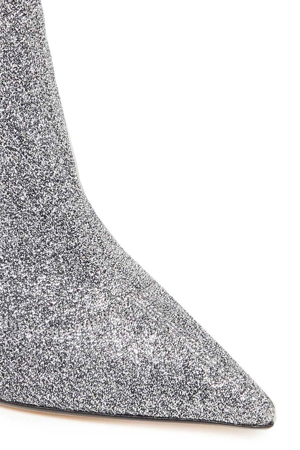 SERGIO ROSSI Lurex sock boots