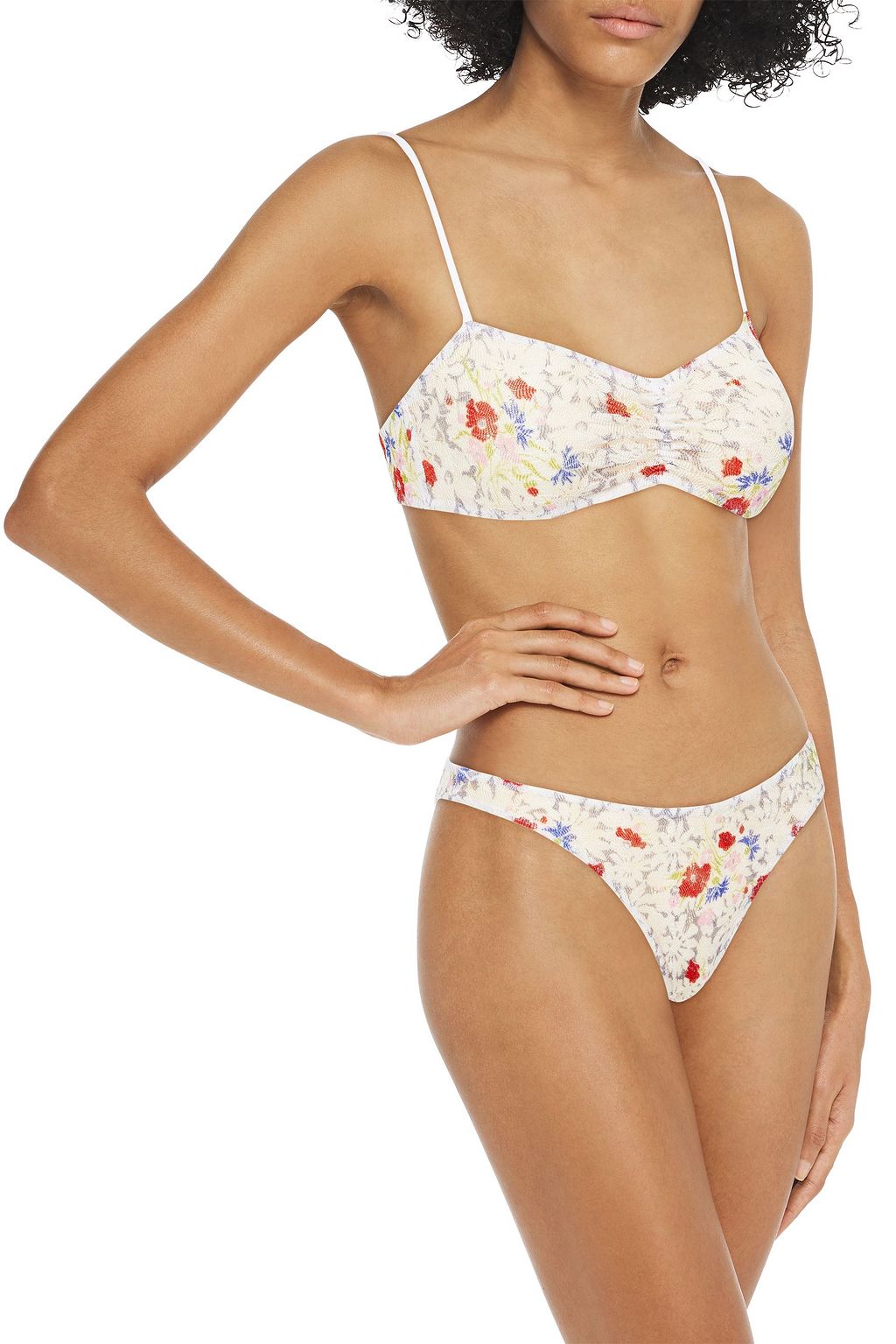 MISSONI MARE Mare metallic crochet-knit bikini